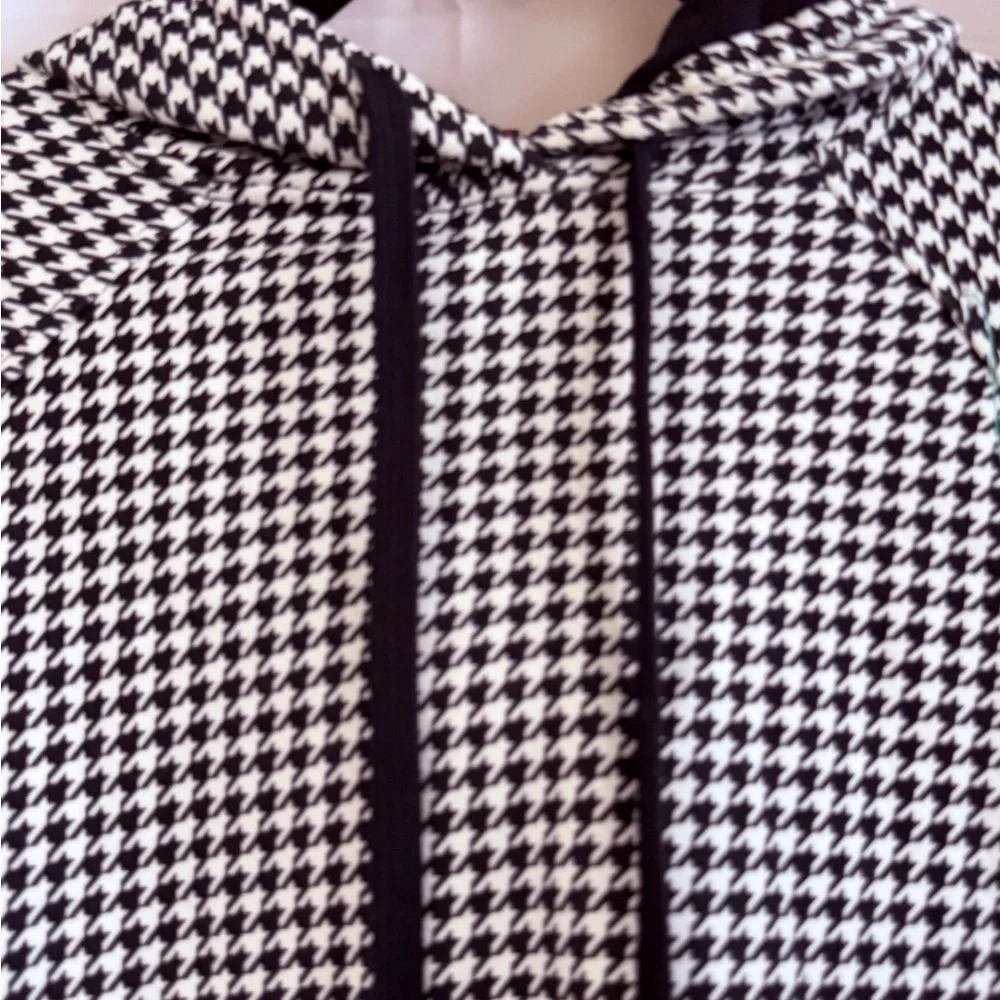 Tommy Hilfiger Houndstooth Hoodie Size Small - Picture 5 of 14